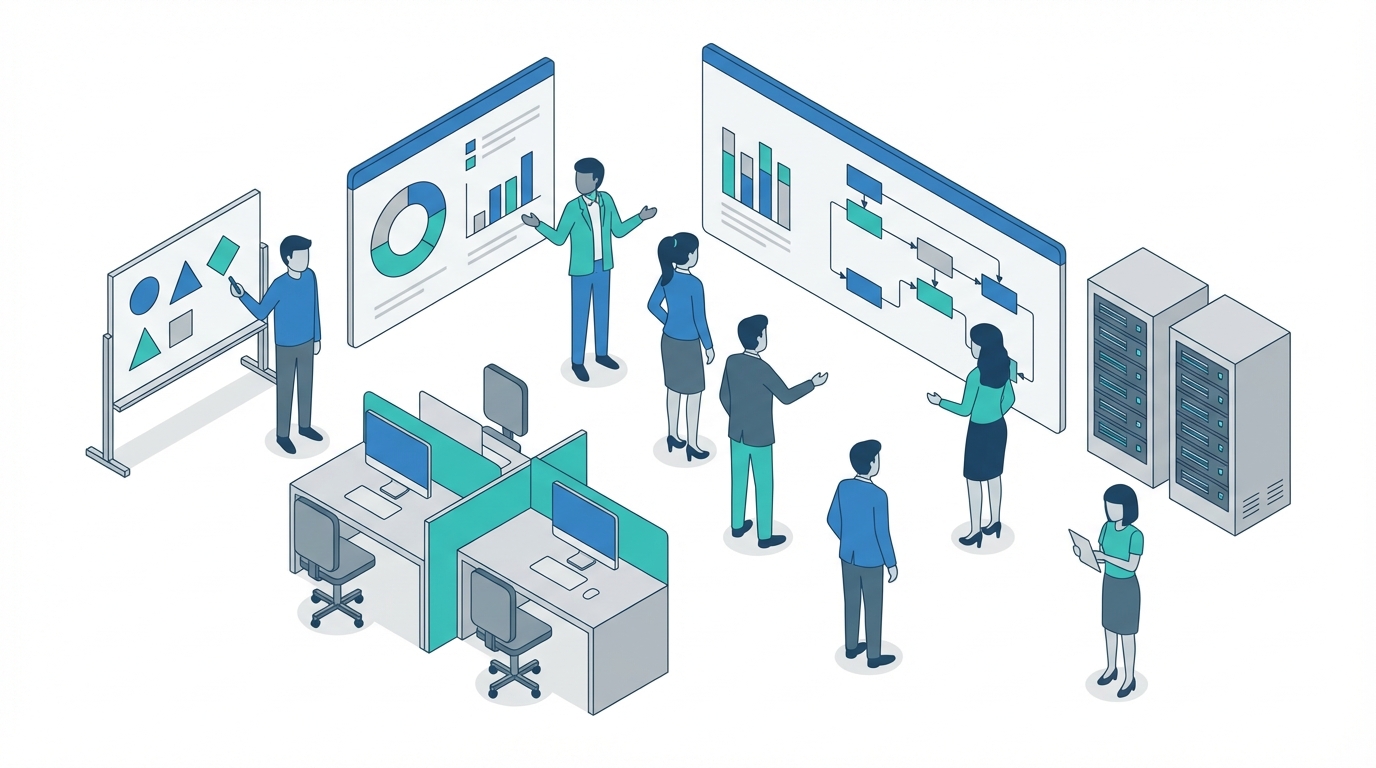 marketer reviewing attribution dashboard
