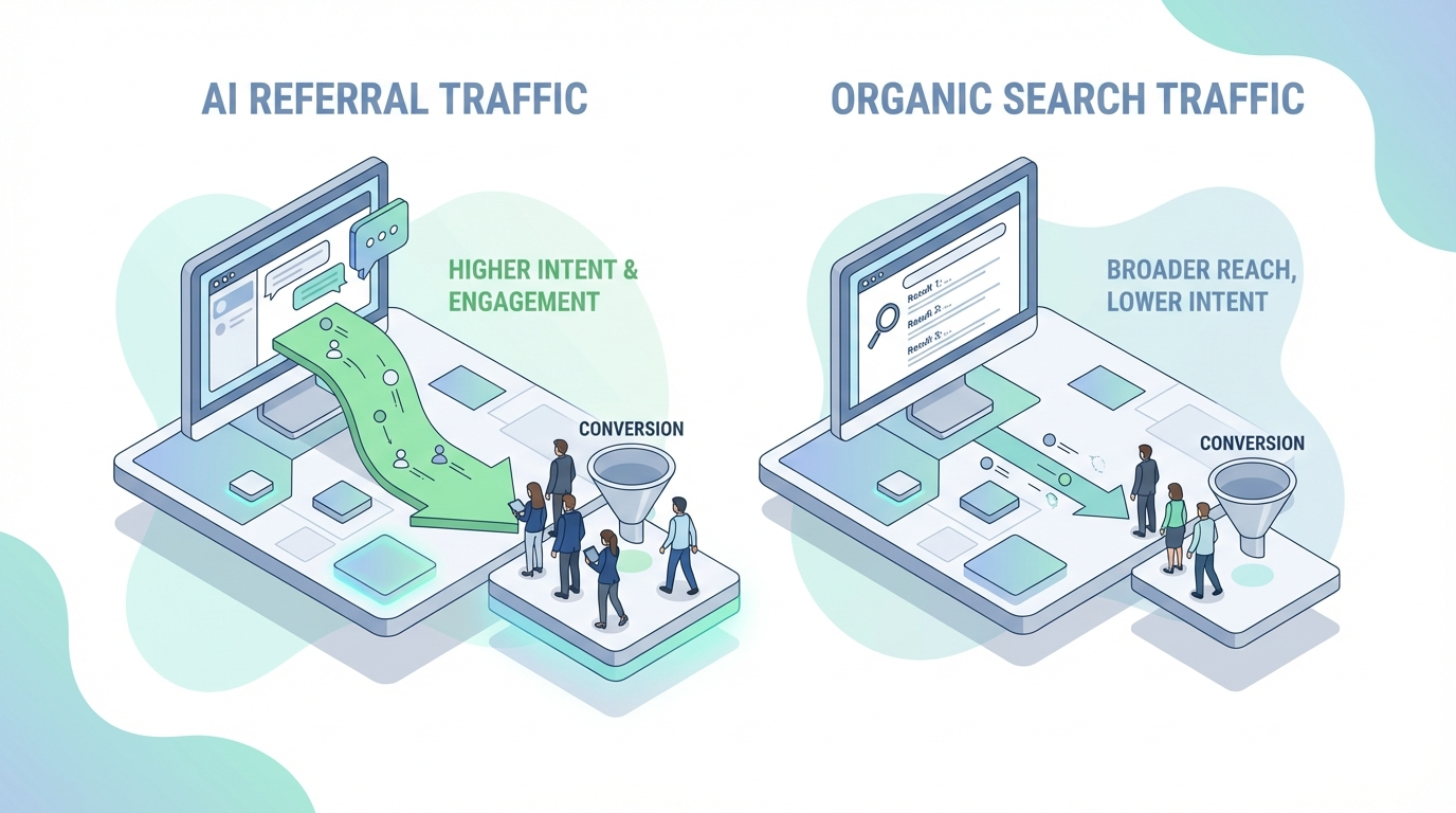Person reviewing analytics dashboard with declining chart