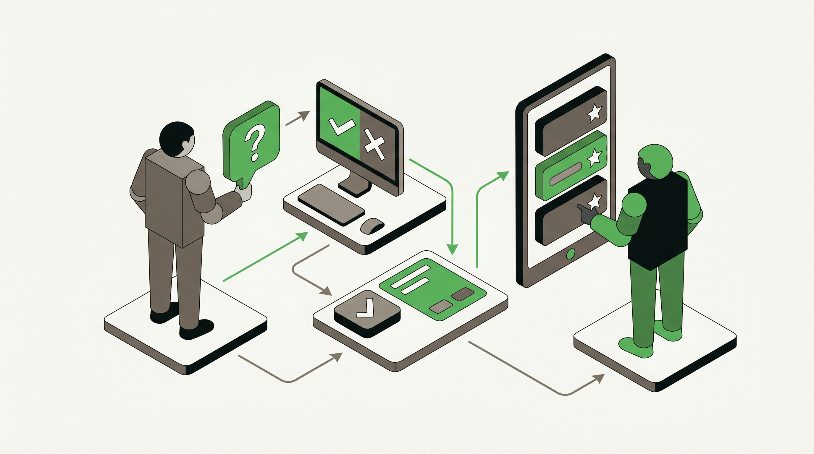 Cross-functional team auditing revenue pages against AI prompt questions and proof blocks
