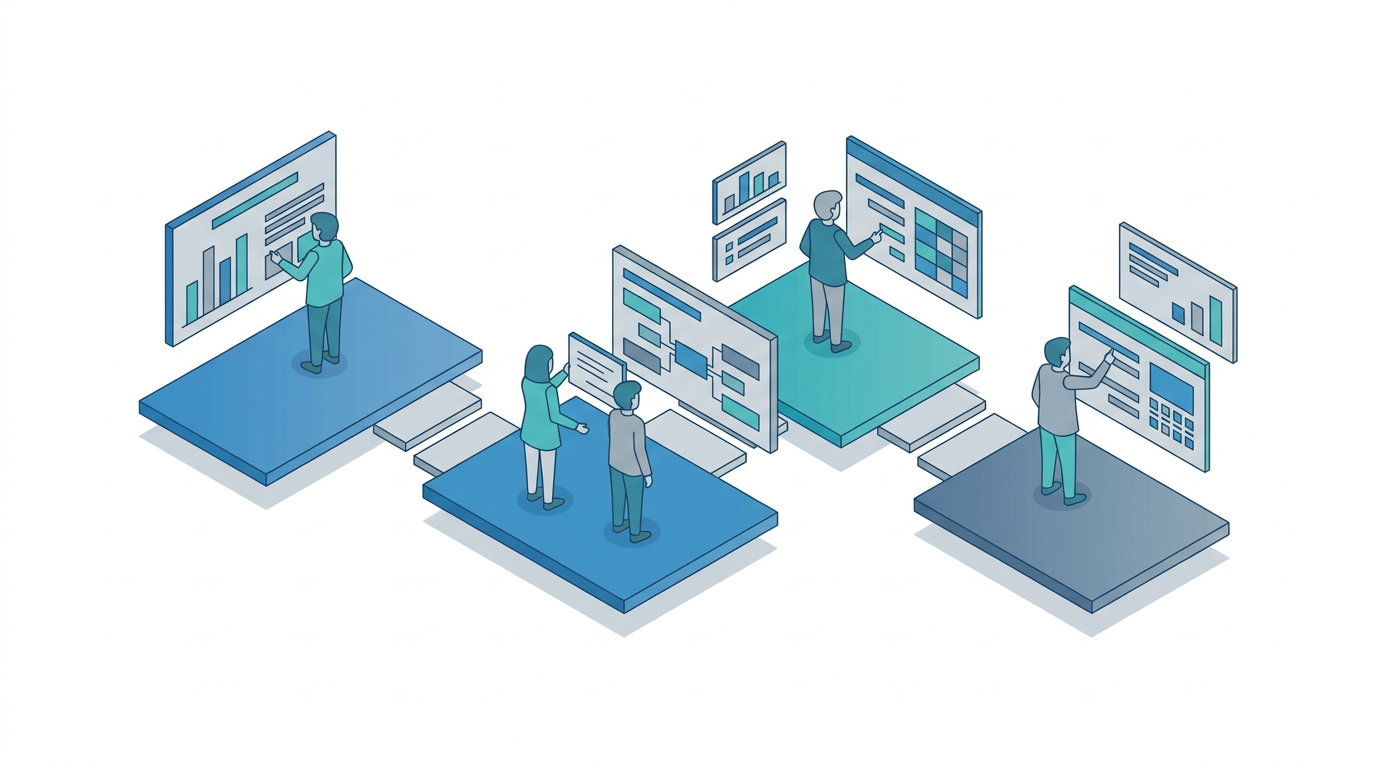 Marketer comparing prompt visibility data with branded search and lead quality