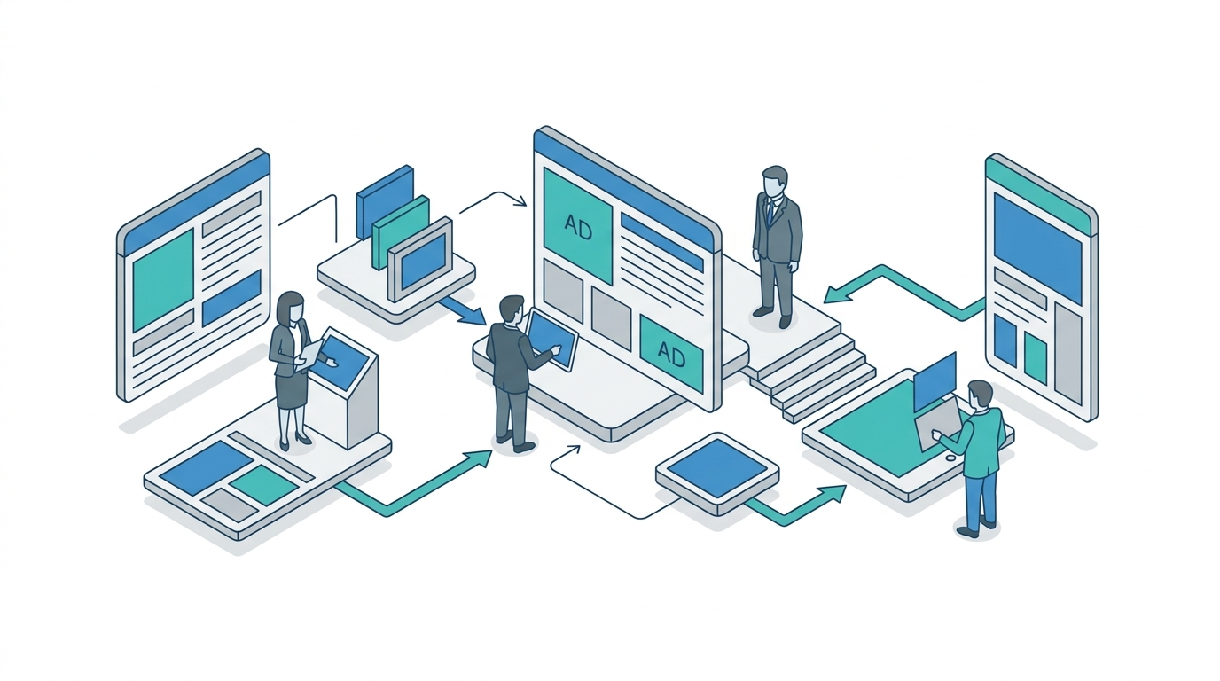 ChatGPT ads market shift illustration