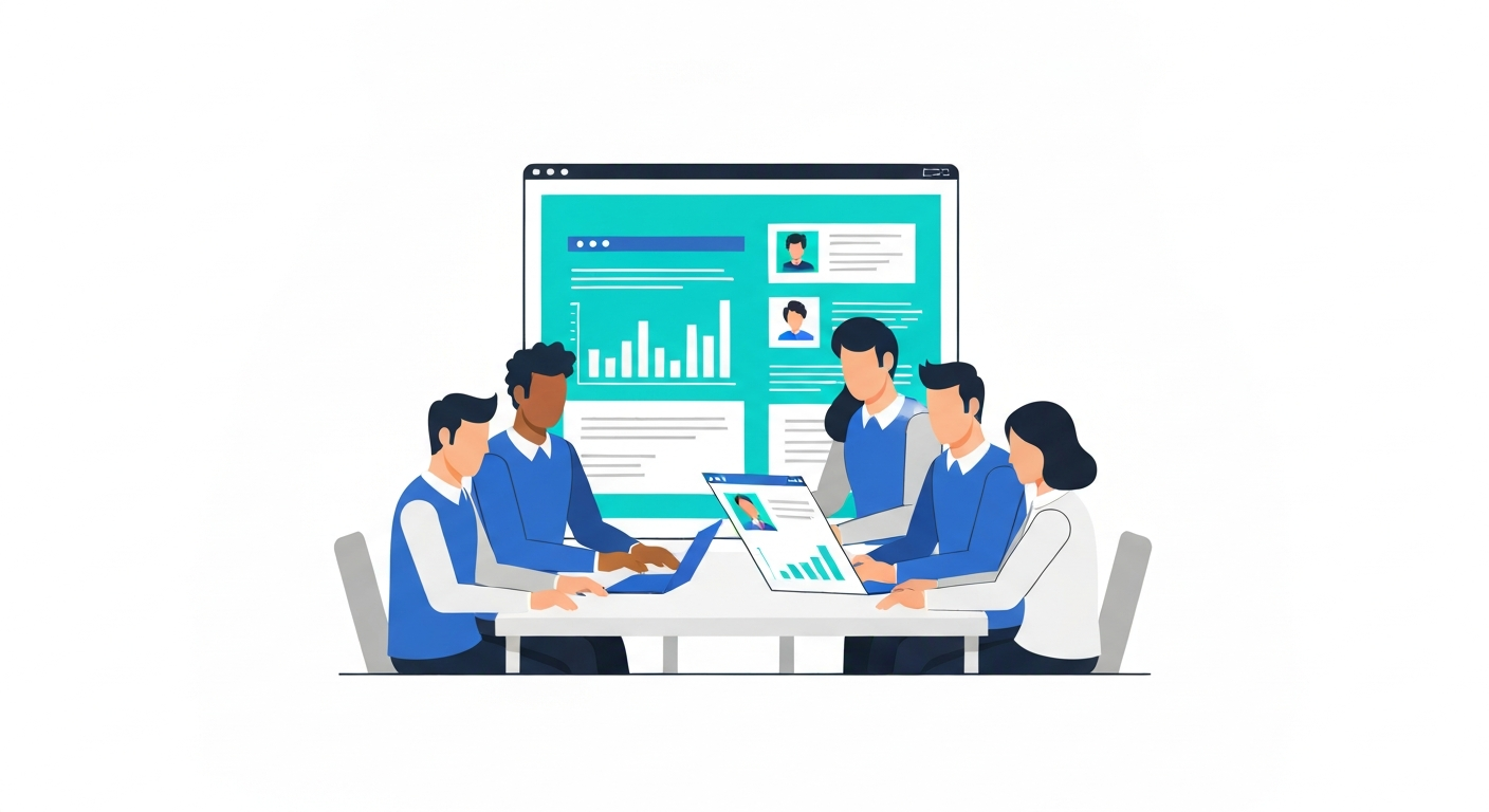 Marketer reviewing GA4 channel report with AI assistant traffic