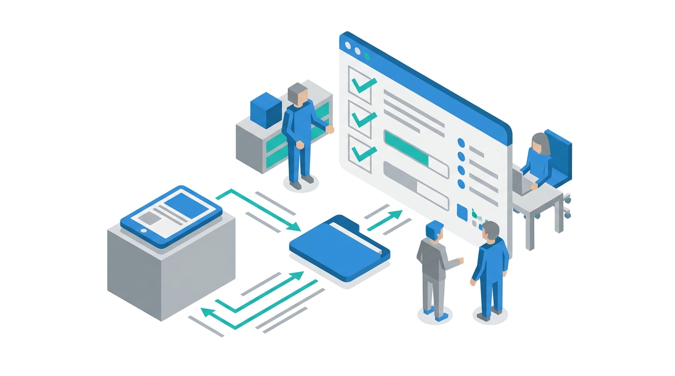 Healthcare team reviewing monthly AI citation monitoring report