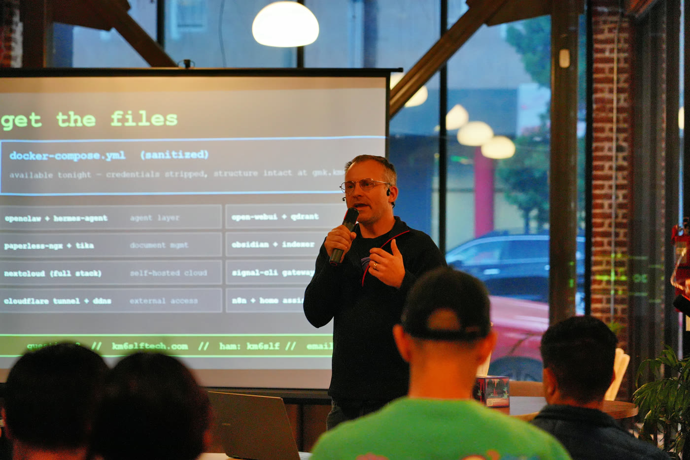 Bill Kreutinger demoing Joe Penclaw at OpenClaw LA #6