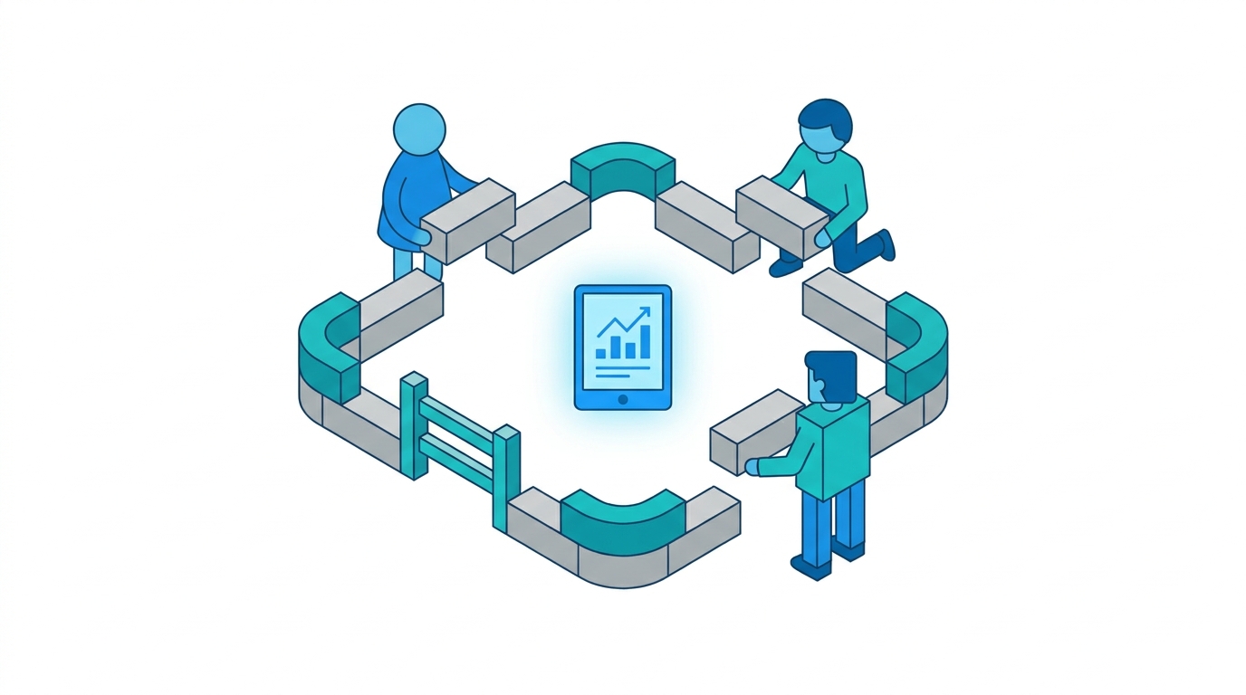 Strategy team building guardrails around an ad account with budget and landing page controls