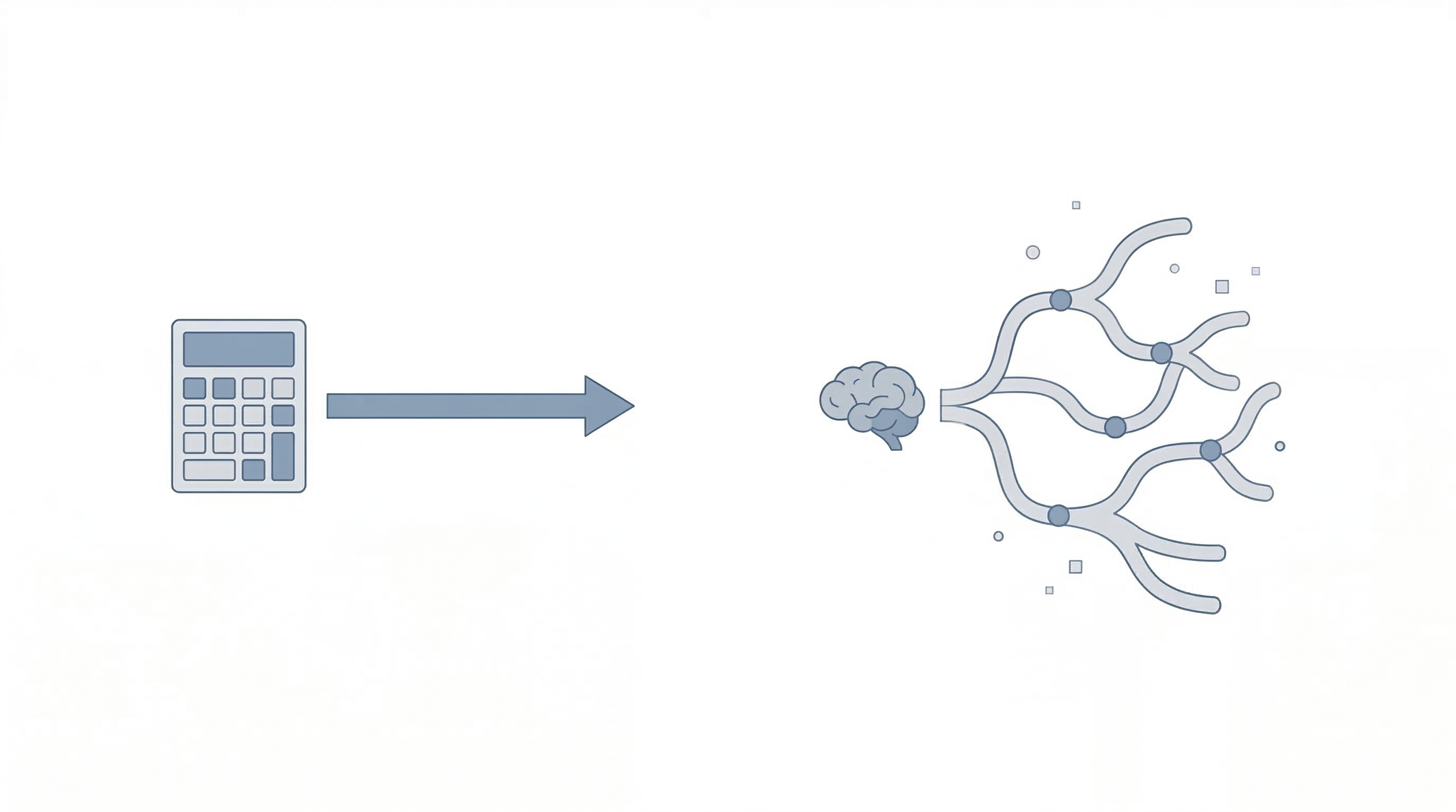 Basic automation following a fixed path versus an AI agent making adaptive decisions