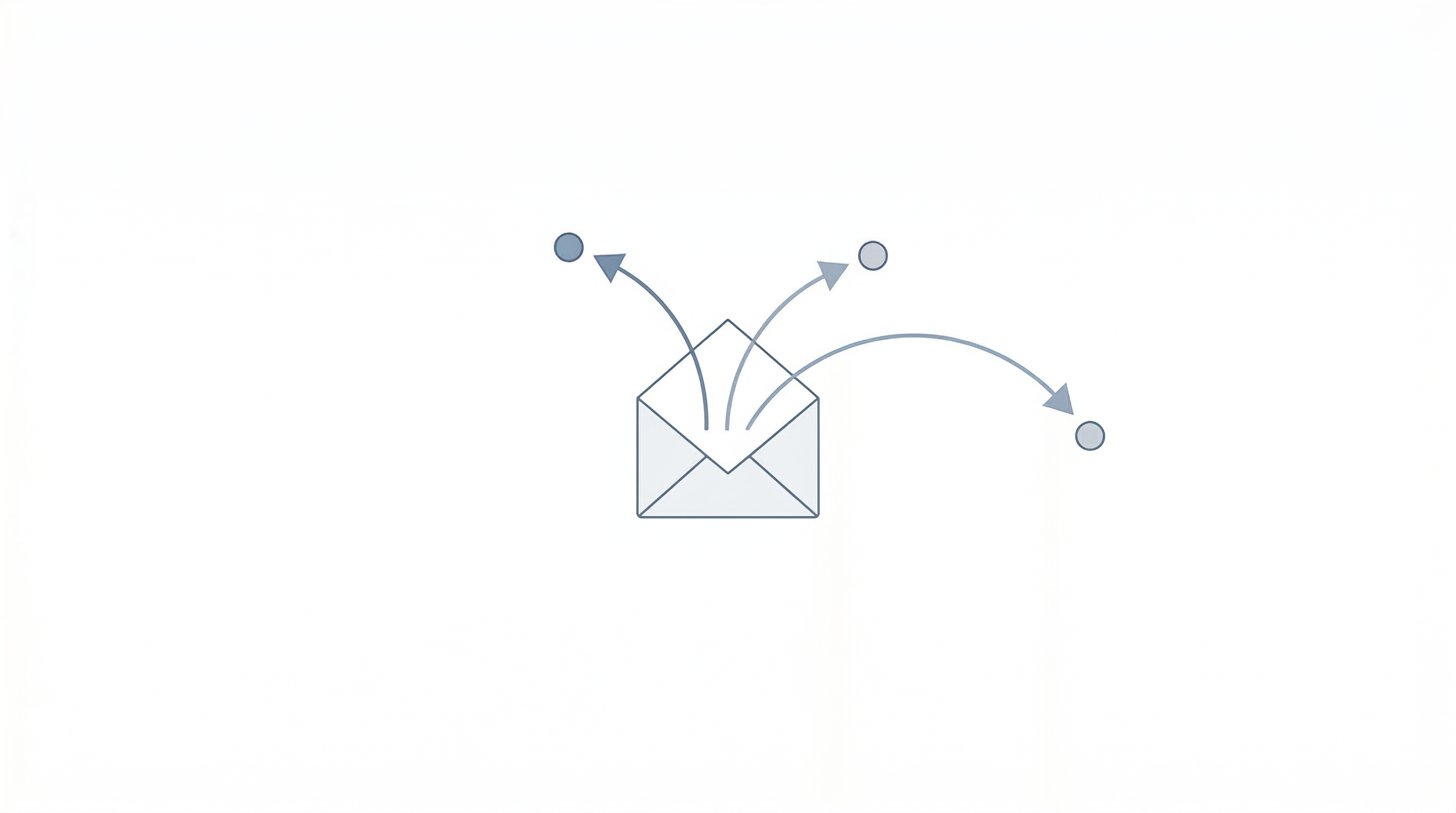 AI-powered email campaign sending personalized messages to different recipients at optimized times