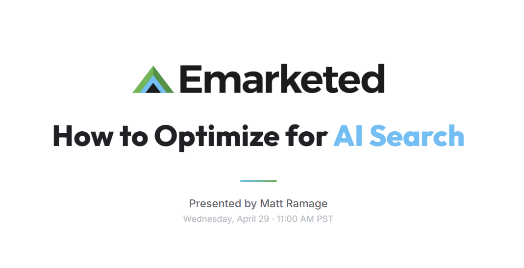 How to Optimize for AI Search: Workshop Recap