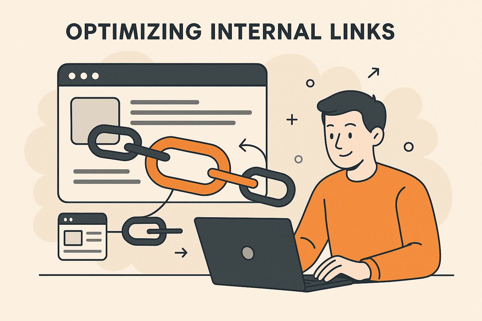 optimizing internal links illustration