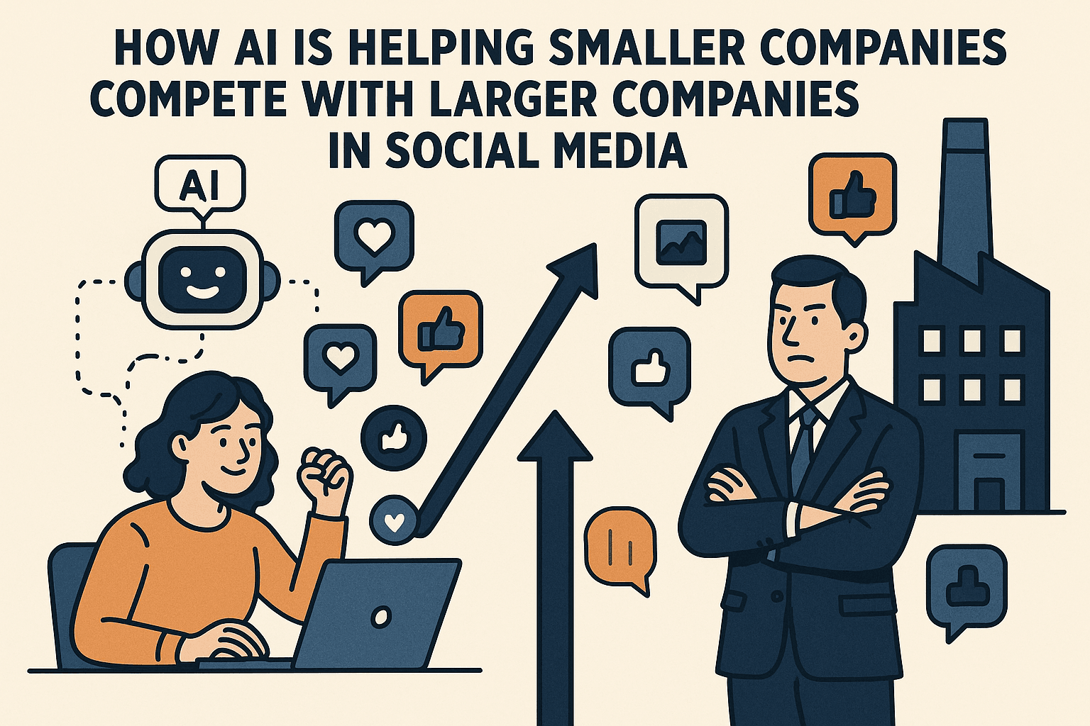 How AI Levels the Playing Field: Empowering Small Businesses to Outshine Giants on Social Media in 2025