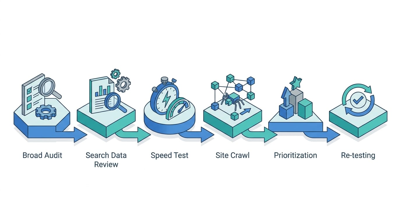 A repeatable workflow for combining free audit tools
