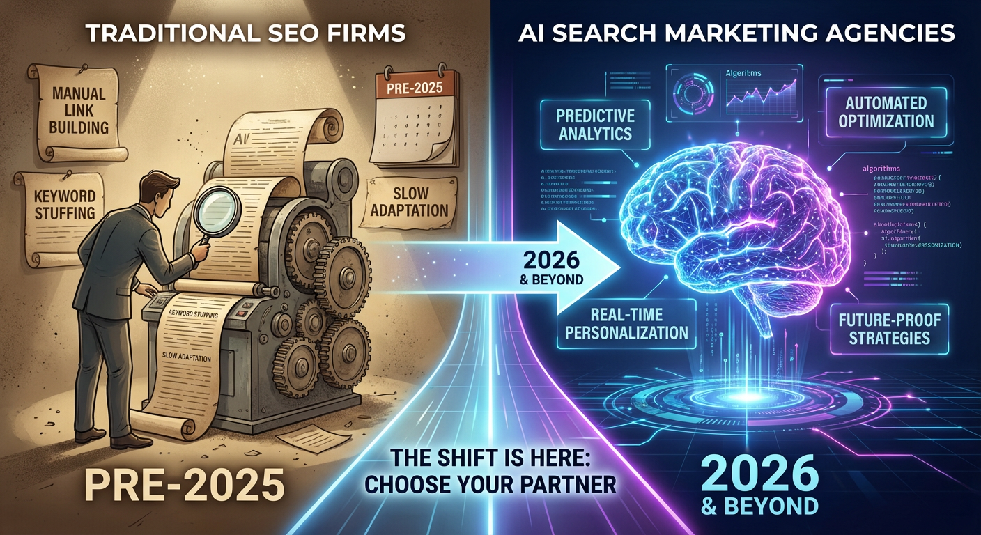 Top-Rated AI Search Marketing Agencies Versus Traditional SEO Firms